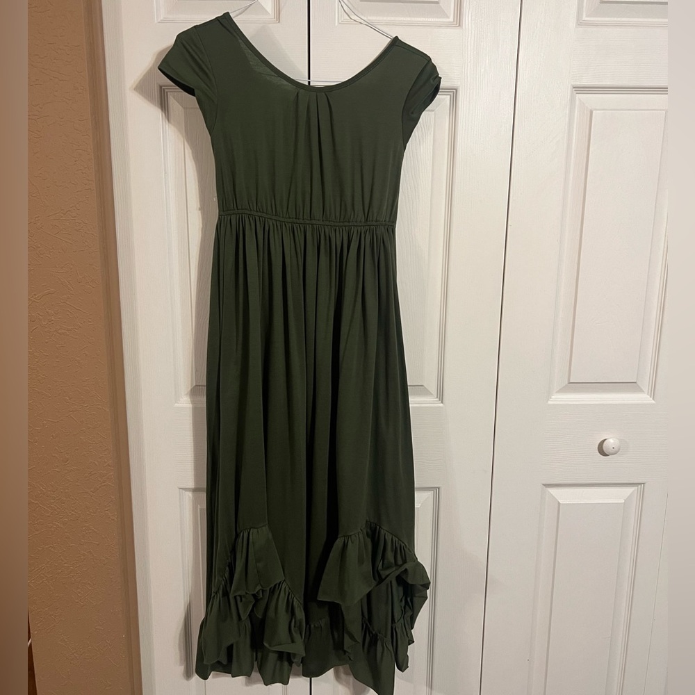 Joyfolie - Mia Joy - Size 12 Girls Dress - Army Green